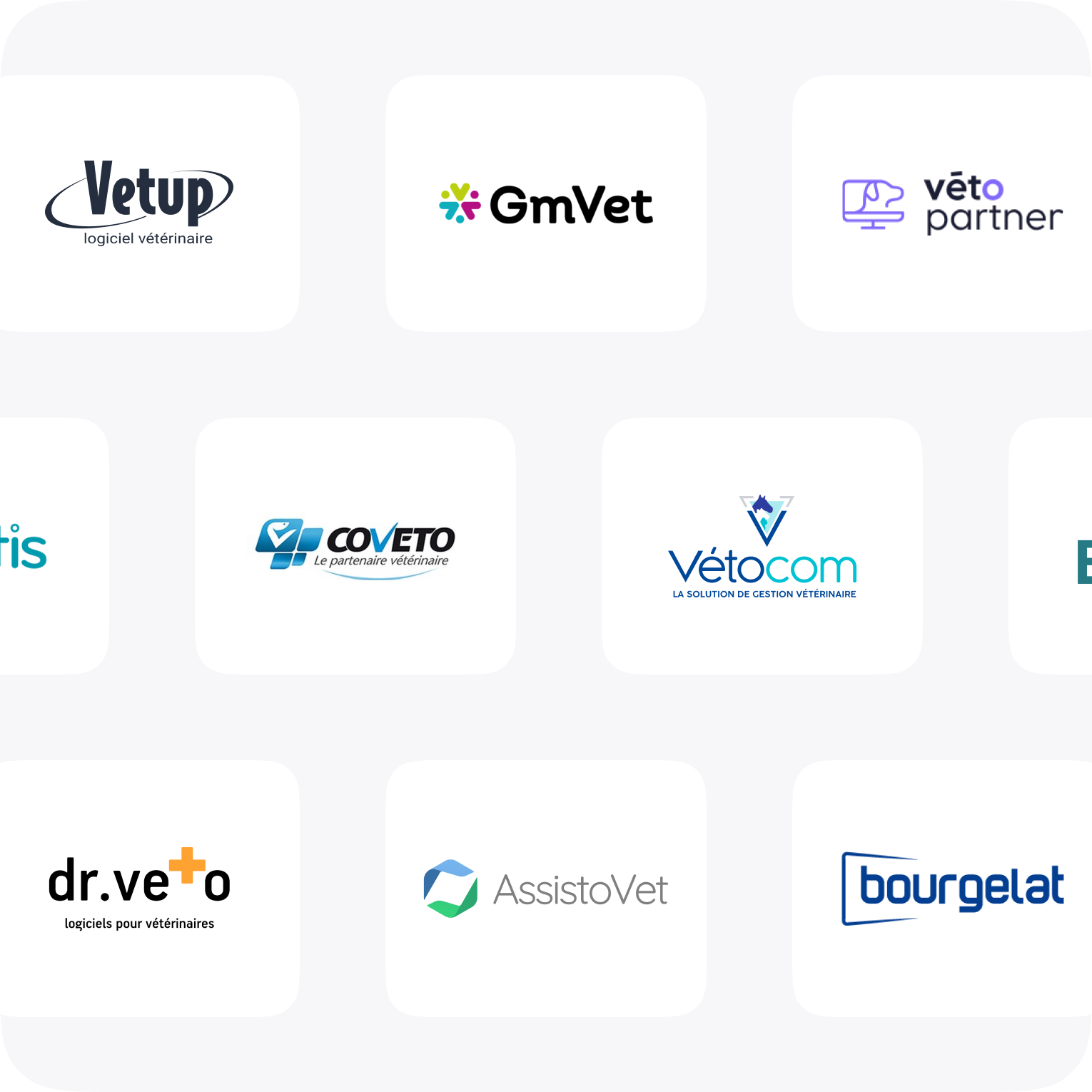 Intégration de Vetomatic avec les logiciels vétérinaires Vetup, Emergence et Symbiavet