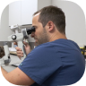 Dr Vincent Charvet, vétérinaire ophtalmologiste utilisant Vetomatic